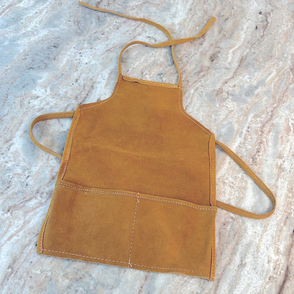 Toddler Genuine Suede Work Apron